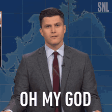 Oh My God Were All Going To Die Colin Jost GIF