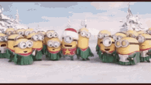 123 Minions GIF - 123 Minions Holiday Cheer GIFs