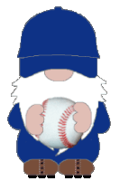 Gnome Baseball Sticker - Gnome Baseball Stickers