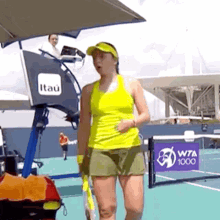 Jelena Ostapenko Tennis GIF - Jelena Ostapenko Tennis Towel GIFs
