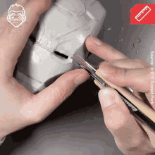 Chiseling Sculpting GIF - Chiseling Sculpting Box Cutter Knife GIFs