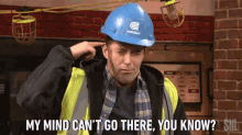 Dont Go There Mind Cant GIF - Dont Go There Mind Cant Beck Bennett GIFs