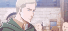 attack on titan young eren and erwin