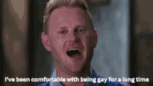 Actualized GIF - Ive Been Comfortable With Being Gay For A Long Time Self Acceptance Comfortable GIFs