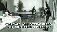 What Are You Getting Ready For Cheerleading Practice GIF - What Are You Getting Ready For Cheerleading Practice What Are You Doing GIFs