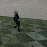a computer generated image of a man with a backpack