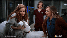 Handing Over The Baby Dr Hannah Asher GIF - Handing Over The Baby Dr Hannah Asher Chicago Med GIFs