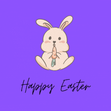 Happy Easter Bunny GIF - Happy Easter Bunny Holiday GIFs