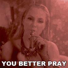 You Better Pray Nicole Arbour GIF - You Better Pray Nicole Arbour Biddi Bum Song GIFs