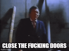 Cameronmitchell Close The Door GIF - Cameronmitchell Close The Door Rlm GIFs