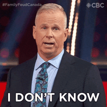I Don'T Know Gerry Dee GIF - I Don'T Know Gerry Dee Family Feud Canada GIFs