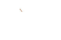 a drawing of a line with two stars on a white background