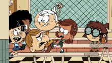 Pizza Fight GIF - Loud House Pizza Fight Tug Of War GIFs