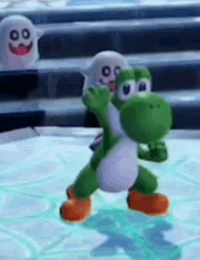 Yoshi Dance GIF - Yoshi Dance Mario Bros GIFs