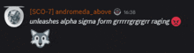a screenshot of a message from sco-7 andromeda