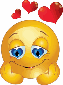 emoji smiley smile cute hearts