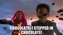 Sharkboy And Lavagirl Chocolate GIF - Sharkboy And Lavagirl Chocolate I Stepped In Chocolate GIFs