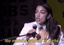 Aoc No Middle Ground GIF - Aoc No Middle Ground No Compromise GIFs