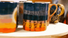 handicrafts pottery mug ceramic mug colorful