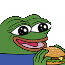 Pepe Burger Sticker - Pepe Burger Stickers