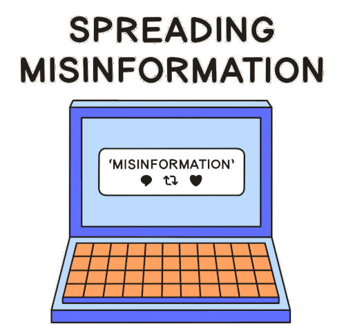 Misinformation Fake News Sticker - Misinformation Fake News Lies Stickers