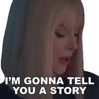 a woman is crying and says i 'm gonna tell you a story