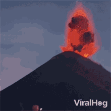 volcanic eruption viralhog volc%C3%A1n de fuego eruption natural phenomena exploding volcano