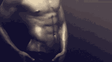 a man 's torso is shown in a sepia toned photo