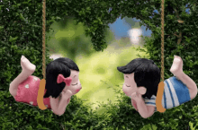 Swing Kiss GIF - Swing Kiss Couple GIFs