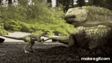 Allosaurus Sauropod GIF - Allosaurus Sauropod Fighting GIFs