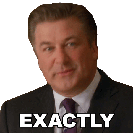Exactly Jack Donaghy Sticker - Exactly Jack Donaghy Alec Baldwin Stickers