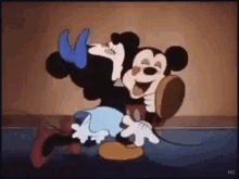 Mickey Minnie Besos Te Quiero GIF - Mickey Minnie GIFs