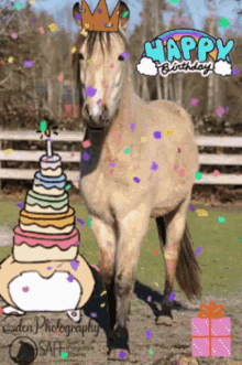 Happy Birthday Quarantine GIF - Happy Birthday Quarantine Horse GIFs