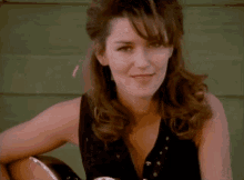 Playing Guitar Shania Twain GIF - Playing Guitar Shania Twain Whose Bed Have Your Boots Been Under GIFs