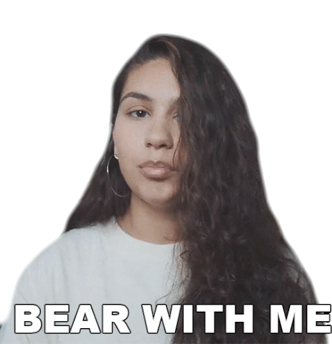 Bear With Me Alessia Cara Sticker - Bear With Me Alessia Cara Be Patient Stickers