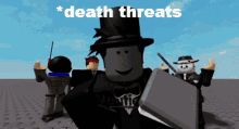 Death Threat Roblox Meme GIF - Death Threat Roblox Meme GIFs
