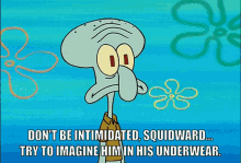 Squidward Tentacles Oh No Hes Hot GIF