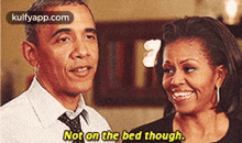 Not On The Bed Though..Gif GIF - Not On The Bed Though. Barack Obama Michelle Obama GIFs