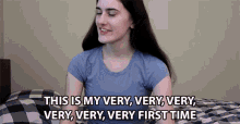 This Is My Very First Time Maddie GIF - This Is My Very First Time Maddie My First Time GIFs
