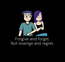 Forgive And Forget Not Revenge And Regret Motivational GIF