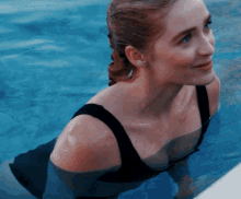 Girl In Pool2colorful Colorized GIF