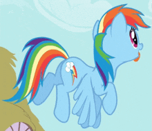 Rainbow Dash Silly GIF - Rainbow Dash Silly Mlp GIFs
