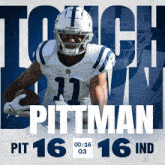 Indianapolis Colts (16) Vs. Pittsburgh Steelers (16) Third Quarter GIF - Nfl National Football League Football League GIFs