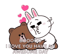 Brown Cony GIF - Brown Cony Cuddle GIFs