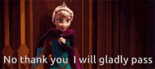 Frozen No Thank You GIF - Frozen No Thank You I Will Gladly Pass GIFs