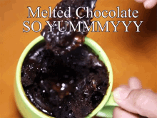 yummy delicious mouth watering melted chocolate cakes