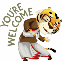 the bengal tiger youre welcome bow down curtsy google
