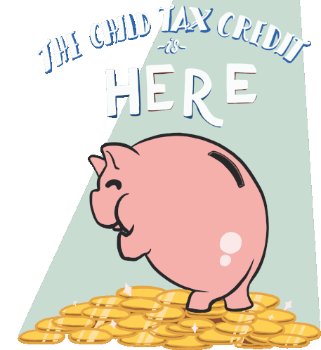 The Child Tax Credit Is Here Piggy Bank Sticker - The Child Tax Credit Is  Here Piggy Bank Piggy - Discover & Share GIFs