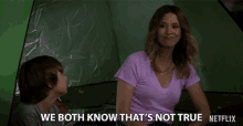 We Both Know Thats Not True Jolie Jenkins GIF - We Both Know Thats Not True Jolie Jenkins Jennifer Cooper GIFs