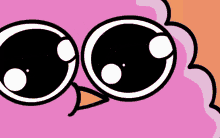 guffo owl eyes cute pink